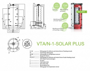 Tank VTA/N-1-Solar Plus